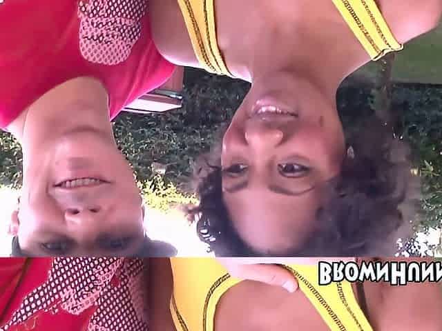 Cute Ebony Babe Drilled Hardcore After Sucking Cock - Evanni Solei