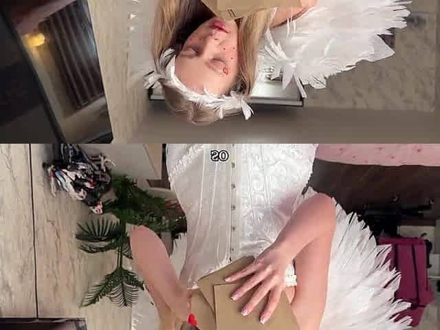 Cupid came to take my heart, but got cum on one as well as the other cheeks
