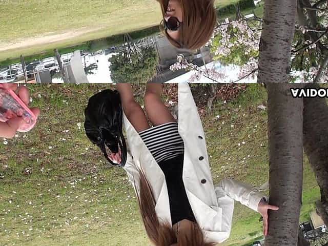 Young Japanese girl Emiko Shinoda enjoys remote control vibrator and gives a BJ in the car