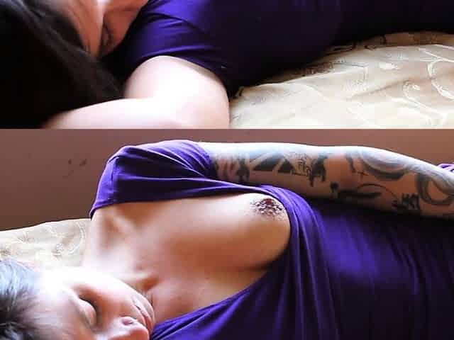 Sexy busty solo MILF
