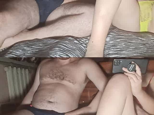 I'm Watching a Movie with My Stepmom, and It Ends Happily, with Cum on Her Lips