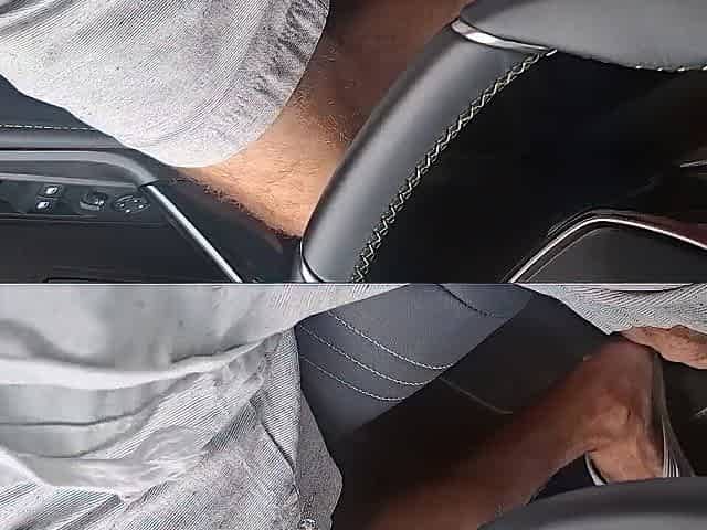 A risky masturbation session in the street with a woman who was at the bus stop.