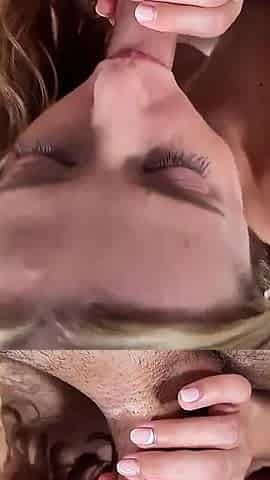 203-pretty Lady Sucks Dick for Cumshot