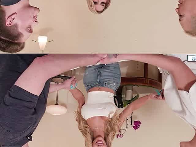 Masseuse Oils Up Both Cocks To Jerk Off With Brittney Kade, Adira Allure And Jay Tee