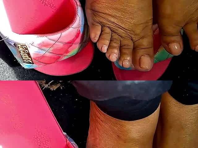 Sunday Solesday with Mz Jersey Getting Mature Big Meaty Size 8.5 Feet