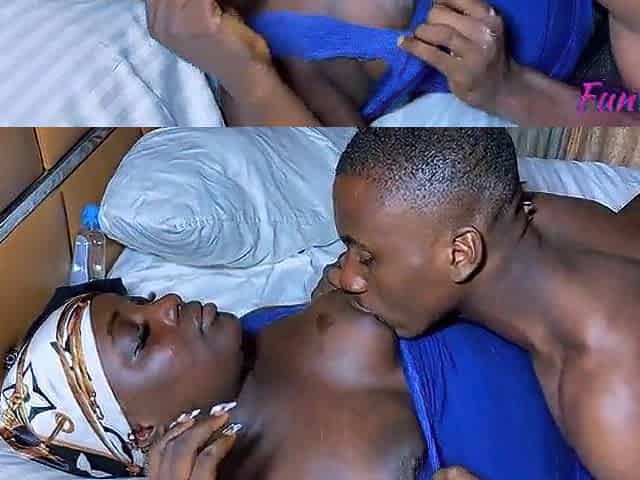 Ebony playgirl had always wanted to bang her delivery stud