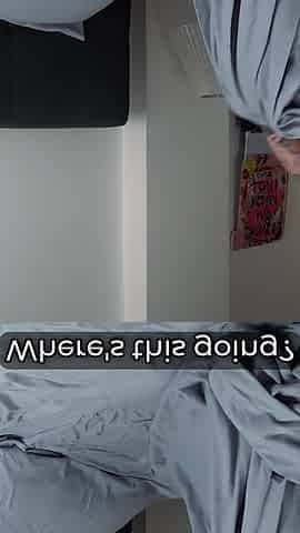 Step Stepmom Stuck in Duvet Gets Fucked Till Facial Cumshot