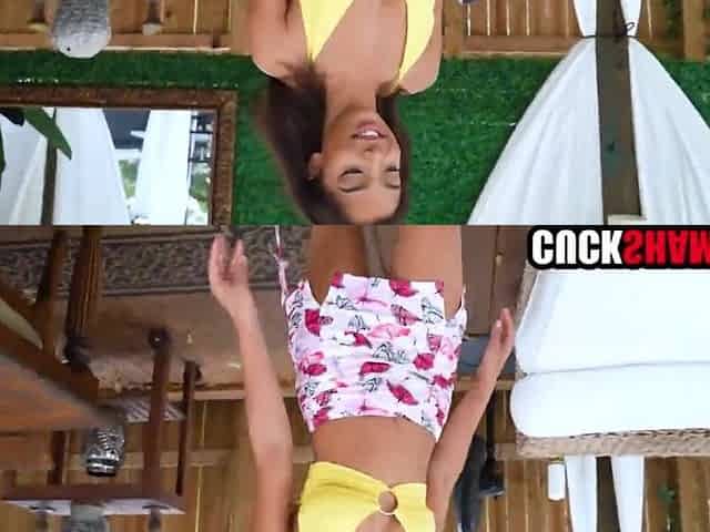 Cuck spouse makes a peculiar birthday surprise for latin chick wife