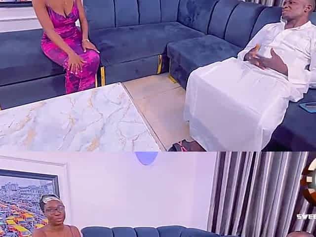 Sister Kate drilled by church elder over at n iPhone