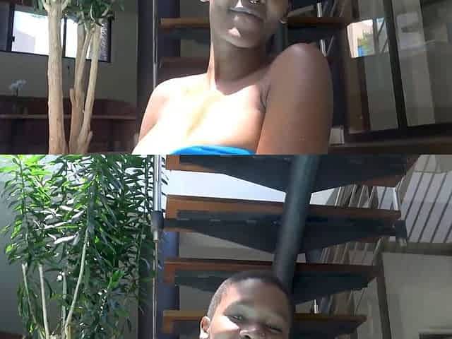 I made my THICK BLACK neighbor scream