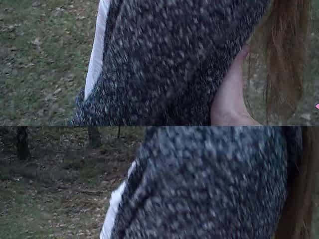 Gave a lot of jizz to a gorgeous nymphomaniac in the forest (part two)