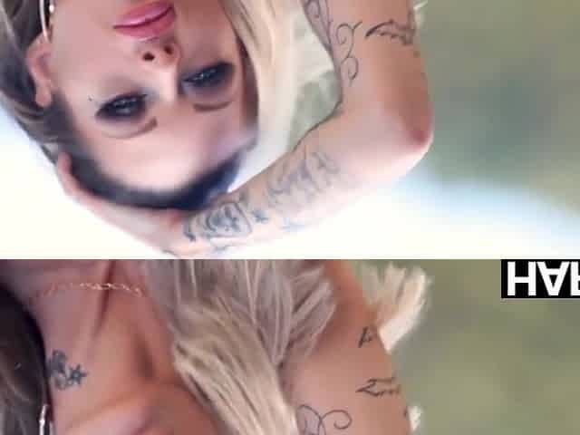 Hot Inked Blonde Babe Gets Dicked Hard
