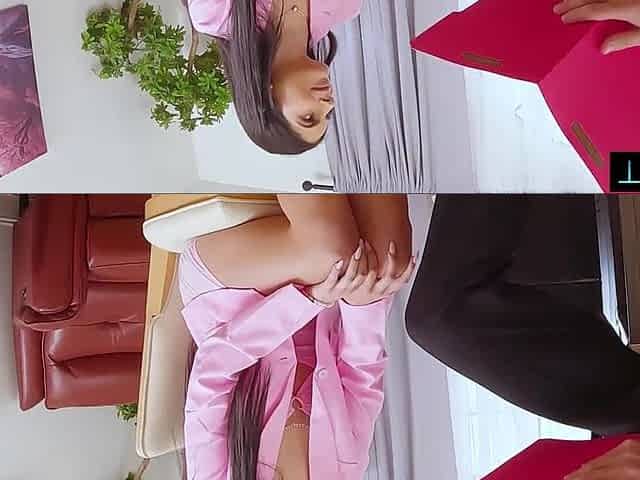 Hotty Gostosa Let's Future Boss Play With Her Vagina For Job Interview