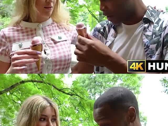 Adorable Blonde Angelique Cucks Her Lover By Fucking A Stranger