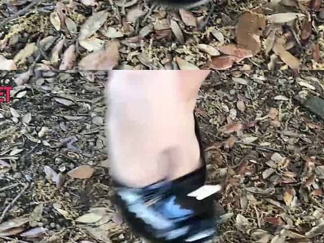 Petra hot Italian teen smoking in a Park