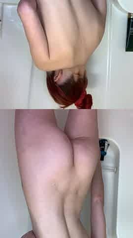 Amateur young teen solo masturbation on her livingroom