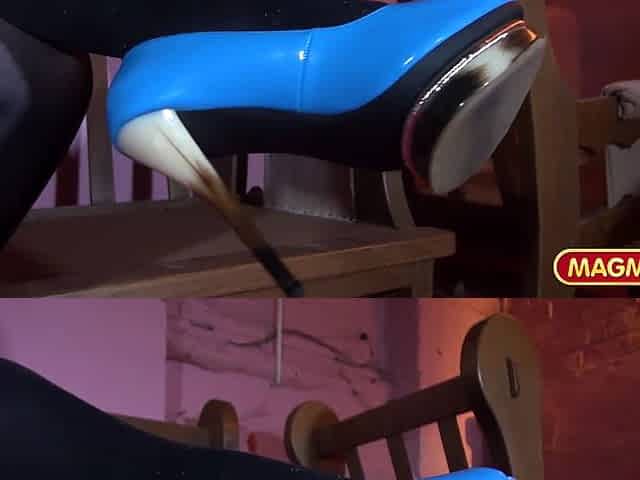 Fetish babe with heels sucking cock in 69 - Magmafilm