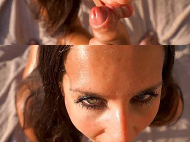 Betzz is ready to show everything off for her fans on the beach.