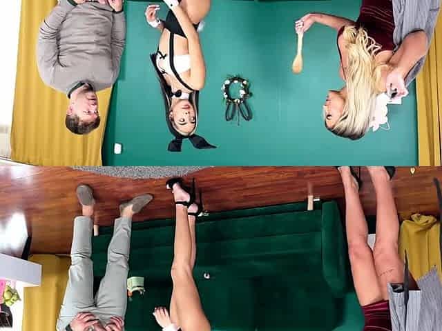 Aspen Reign and Kubera Fortuna's Explosive Threesome with