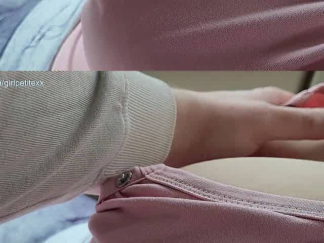 Risky Grinding on Shy Colleague's Wang in Car