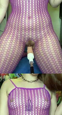 Stacked brunette goes solo toys and masturbation
