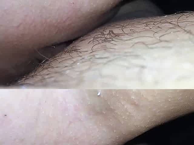 Large ejaculation on snatch CREAMPIE wife in nylons