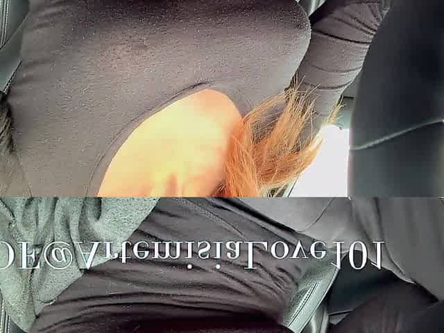 Artemisia Love car ride with her large titties and nipps OF@ArtemisiaLove101