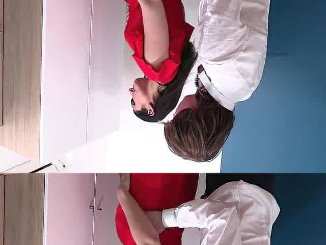 Excited French Brunette hair with Great Body 6686 two 1