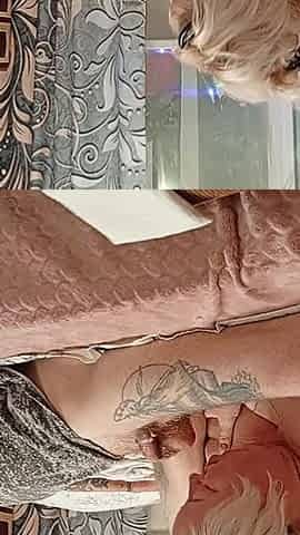 I Cum Hard in My Neighbor's Throat After a Deep Blowjob