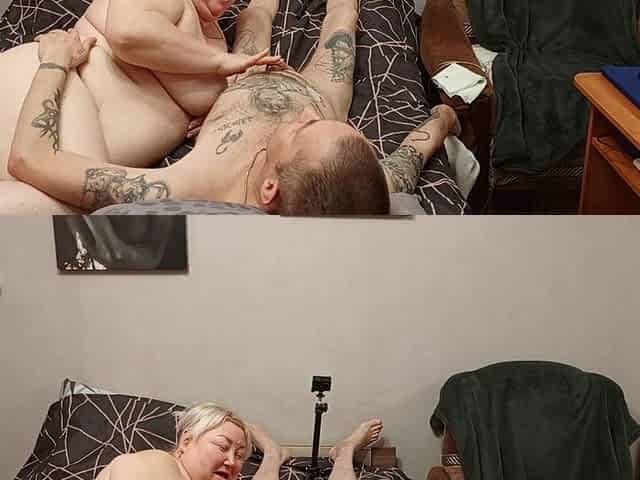 Naked Neighbor Gives Deep Blowjob Until I Cum