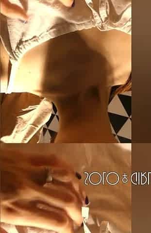 Masturbation of an virginal beauty in a fitting room, public play with twat, close up