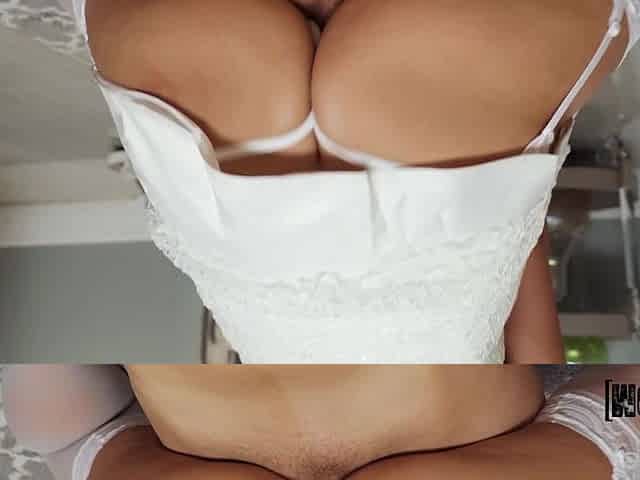 Hot bride Katana Kombat thrilling adult video