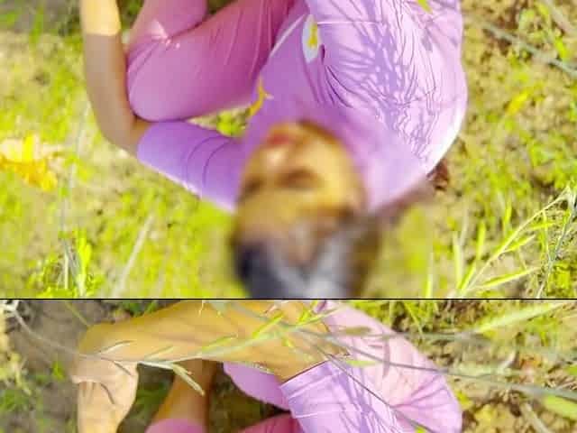 I Fuck My Little Stepsister in Field First Time