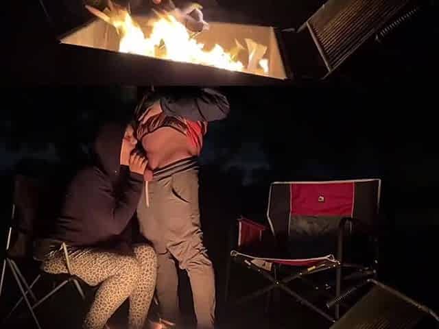 Curvy Busty MILF Pleased Her Husband With BJ & Hot Sex During Their Romantic Night By The Campfire