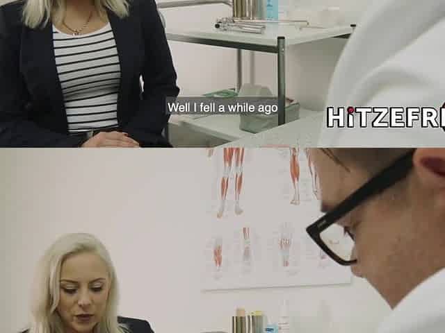 HITZEFREI Lilli Vanilli screwed by her doctors large jock