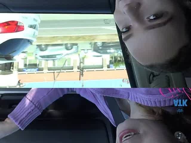 Petite latina slut Selina Imai gets caught pissing on the beach