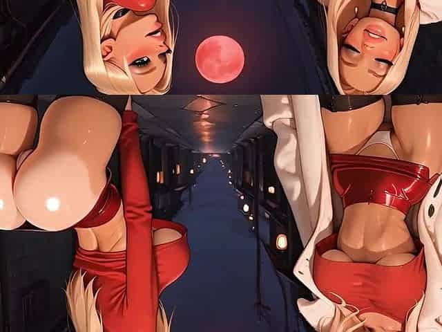 Police Officer Coarse Screws a Floozy in the butt in street an alley - AI Generation Anal Anime