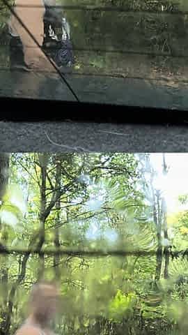 It's Raining Back of Car Brick Dick Pounds Her Hard