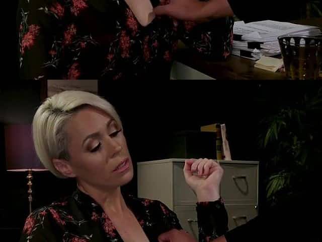 Helena Locke thanks Sexy Discharged Lawyer Jessica Fox with Raunchy Favors!