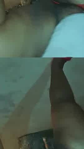Exhibitionism in a public bar: married prostitute showed her shaggy cunt to the chaps.