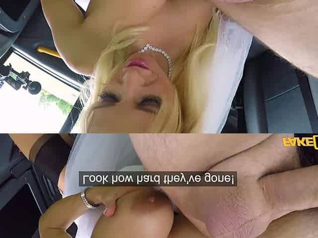 Tara Spades Creampies Bride in a Fierce Taxi Desire