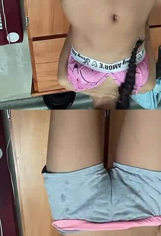 Home movie of my roommate, it's so soaked and large.