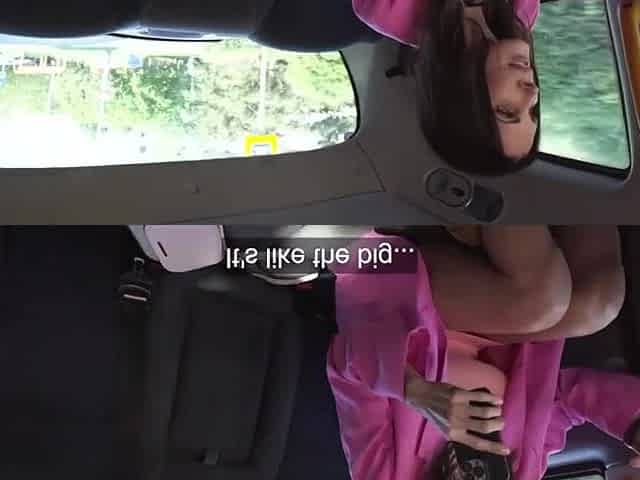Seeing a sexy cougar in sight, the taxi driver takes the payment in her pussy
