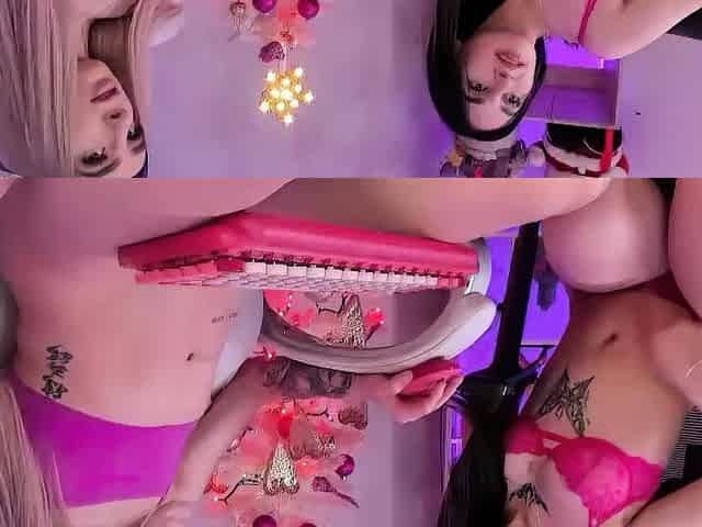 amateur girlfriend masturbating on webcam with her fingers