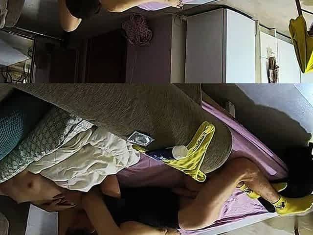 Cheating brunette exposed on hidden cam