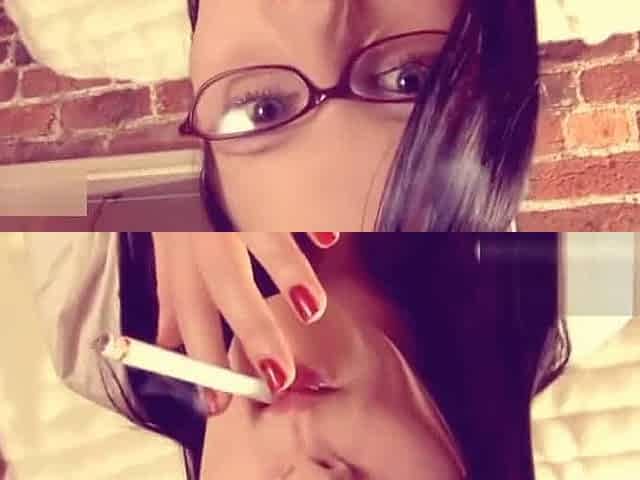 Ms Inhale Smoking masterbation 46
