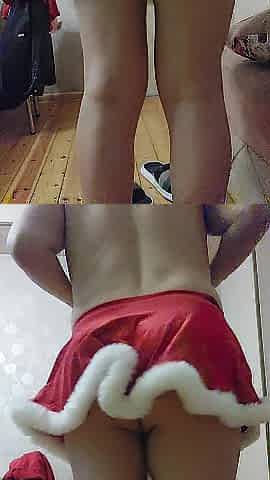 4 Lovely Femboy in Christmas and Different Outfits