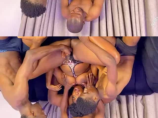 Concupiscent, model misscherry traveled all the way to Lagos to experience foursome