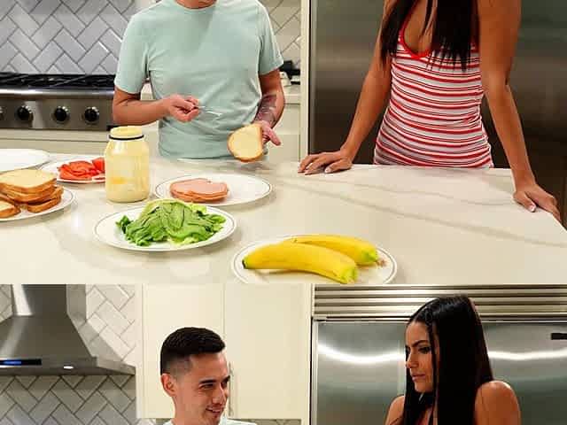 Bratty latina stepsister flight or fuck