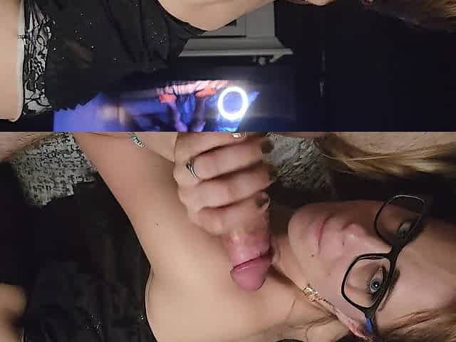 POV hawt mother I'd like to fuck sucks dick and plays with snatch